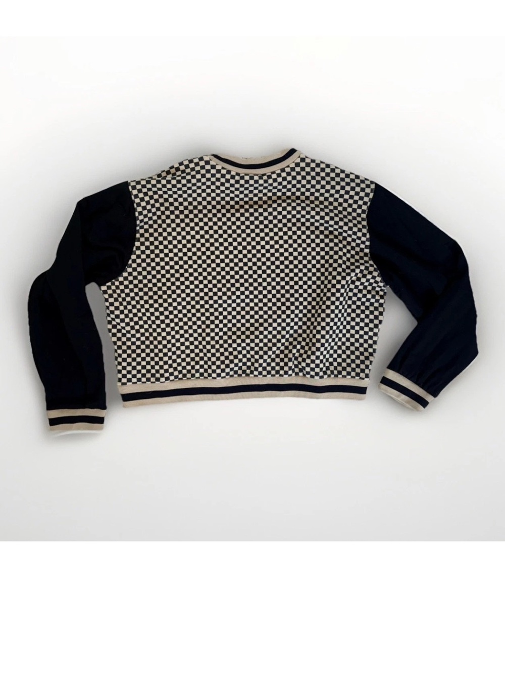 Atwyld Moto Lifestyle Checkpoint Crew Sweatshirt Modal Black Tan Women's XXL - Picture 8 of 10